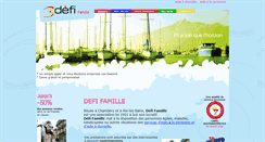 Desktop Screenshot of defi-famille.com